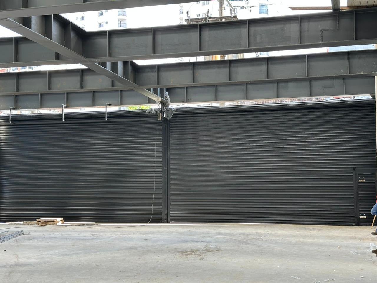 Estrutura metálica executada pela Favorita