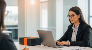 Diretor comercial analisando dados no escritório para aumentar recompra